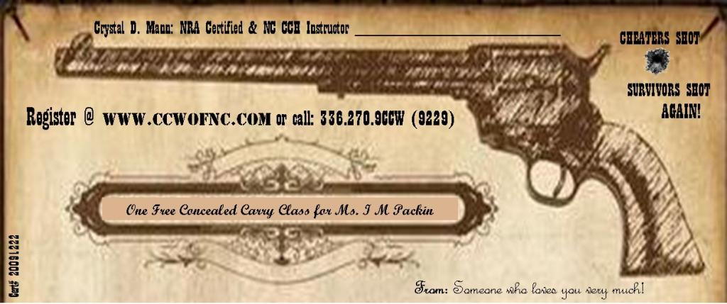 PERSONALIZED Gift Certificates