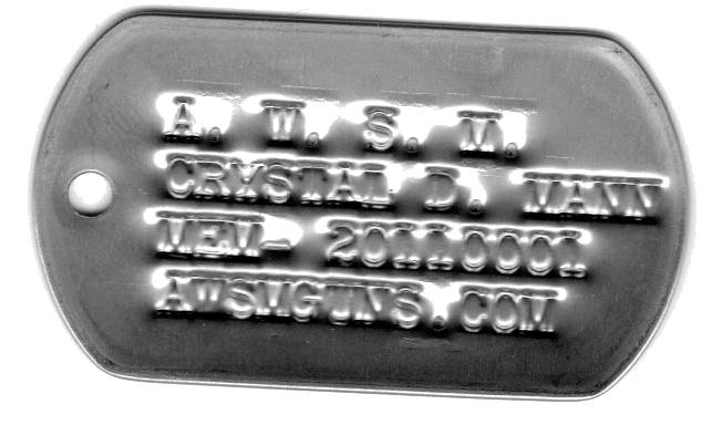 Dog Tag Example